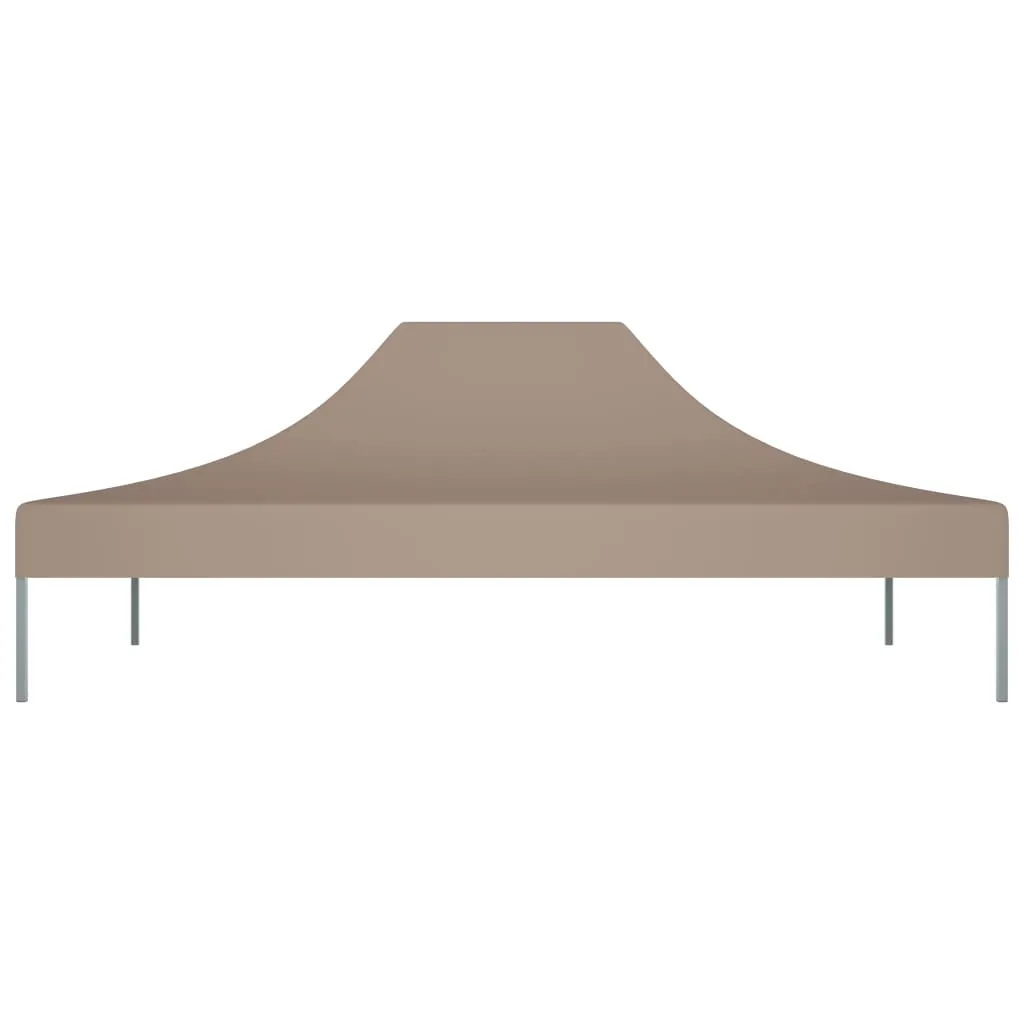 vidaXL Party Tent Roof 4.5x3 m Taupe 270 g/m²