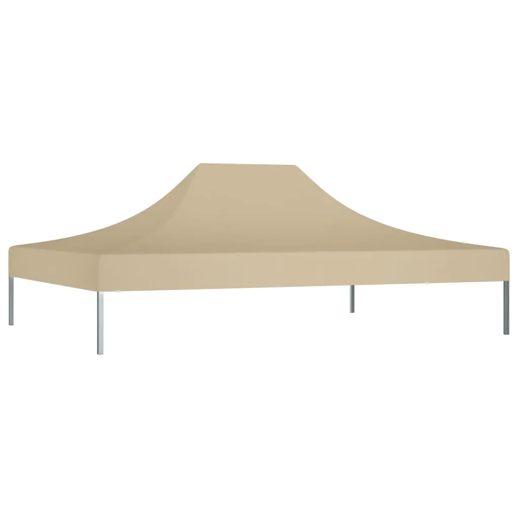 vidaXL Party Tent Roof 4x3 m Beige 270 g/m²