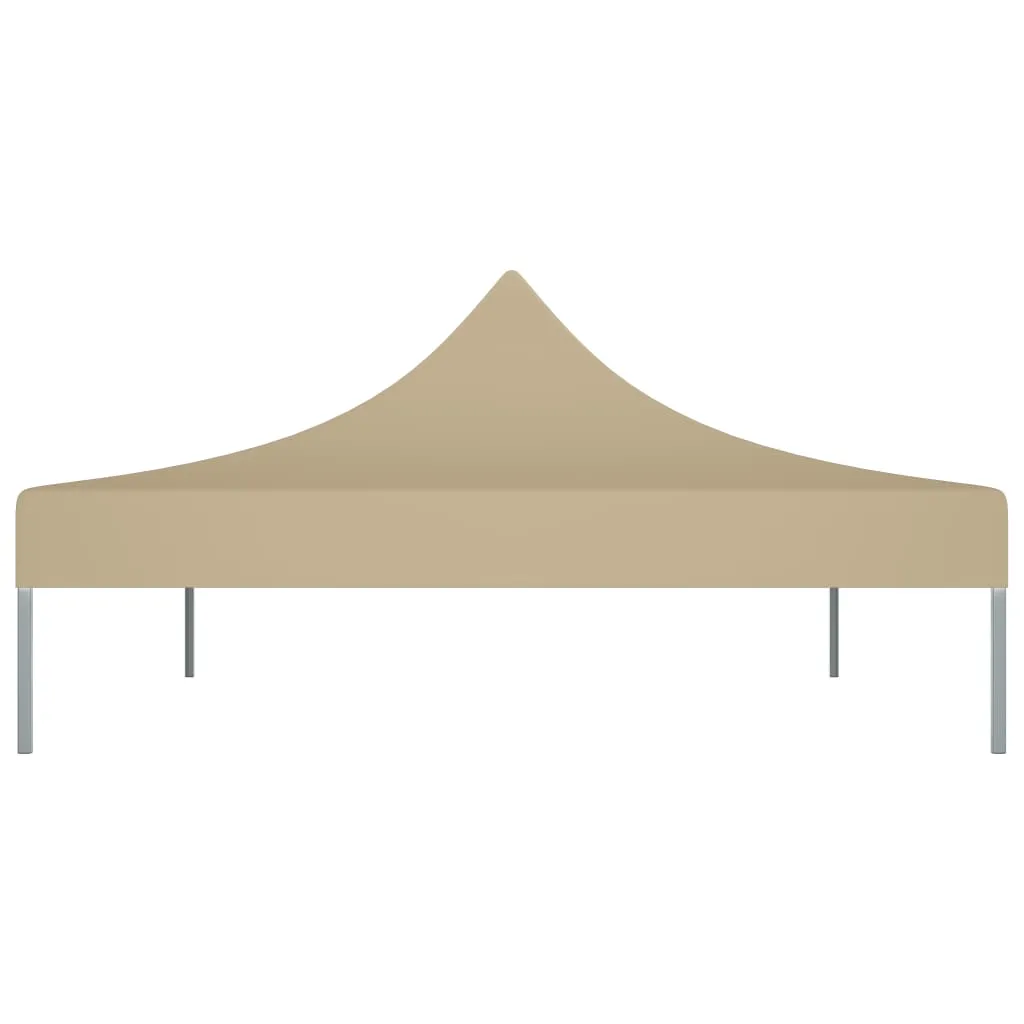vidaXL Party Tent Roof 4x3 m Beige 270 g/m²