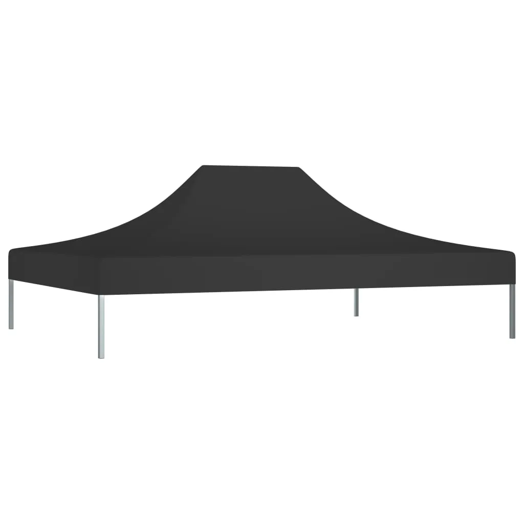 vidaXL Party Tent Roof 4x3 m Black 270 g/m²