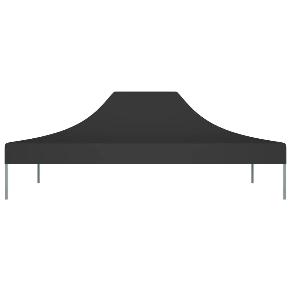 vidaXL Party Tent Roof 4x3 m Black 270 g/m²