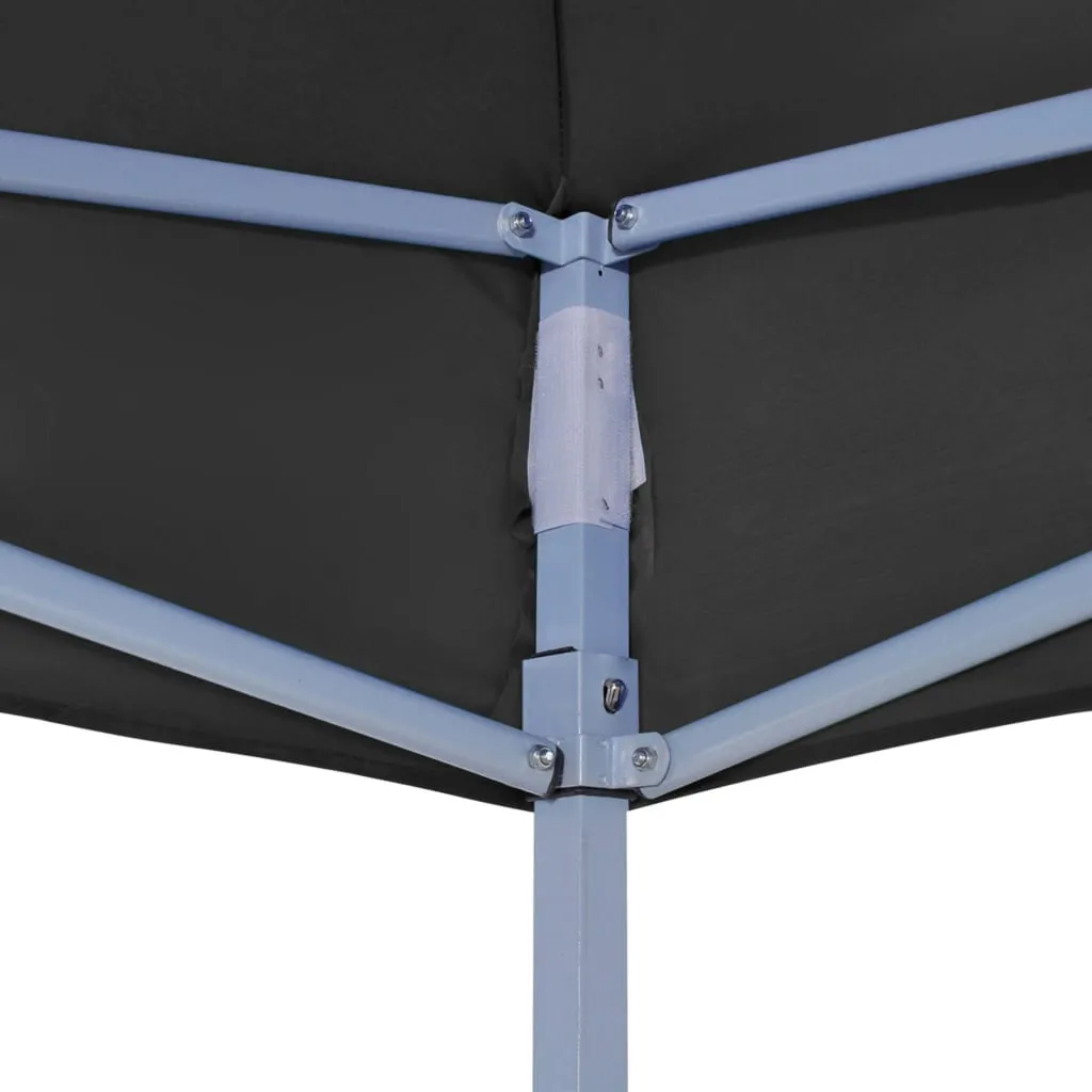 vidaXL Party Tent Roof 4x3 m Black 270 g/m²