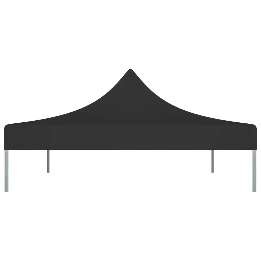 vidaXL Party Tent Roof 4x3 m Black 270 g/m²