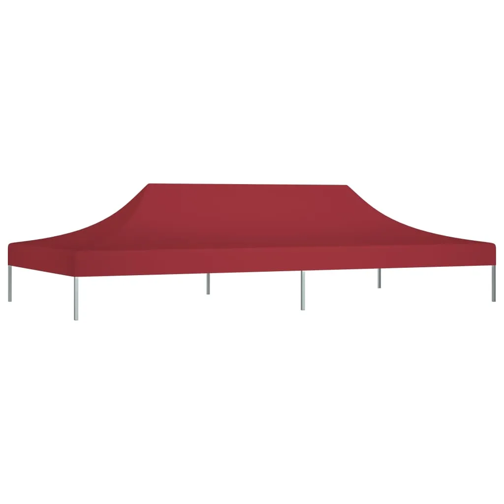 vidaXL Party Tent Roof 6x3 m Burgundy 270 g/m²
