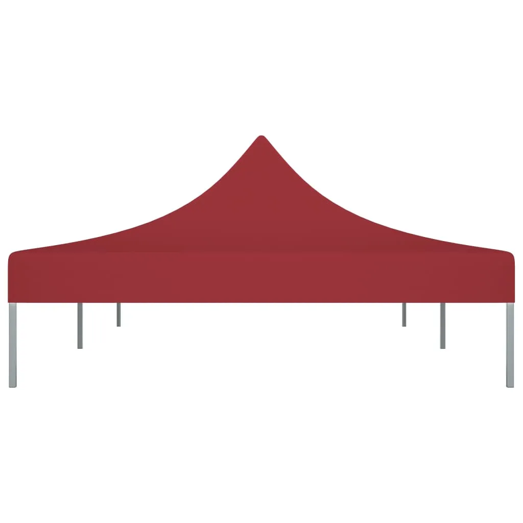 vidaXL Party Tent Roof 6x3 m Burgundy 270 g/m²