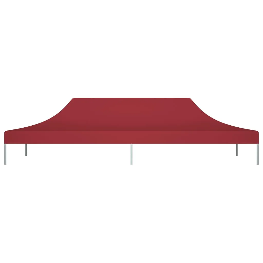 vidaXL Party Tent Roof 6x3 m Burgundy 270 g/m²