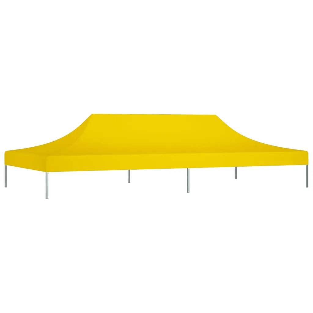 vidaXL Party Tent Roof 6x3 m Yellow 270 g/m²