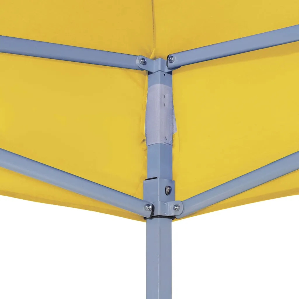 vidaXL Party Tent Roof 6x3 m Yellow 270 g/m²