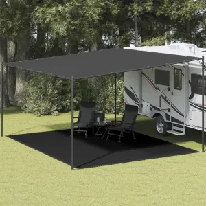 vidaXL Tent Carpet 400x500 cm Black